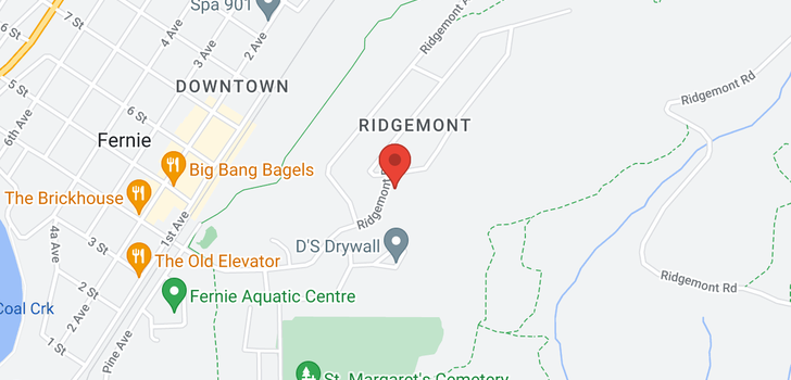 map of #201 30 Ridgemont Avenue